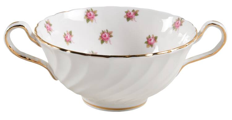 Hathaway Footed Cream Soup Bowl