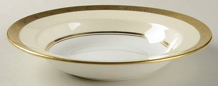 Helene Ivory (Smooth) Rim Soup Bowl