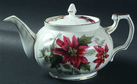 Holiday Bouquet Teapot & Lid