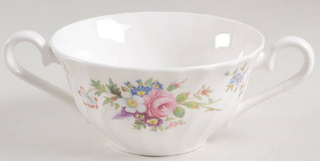 Howard Sprays Flat Cream Soup Bowl