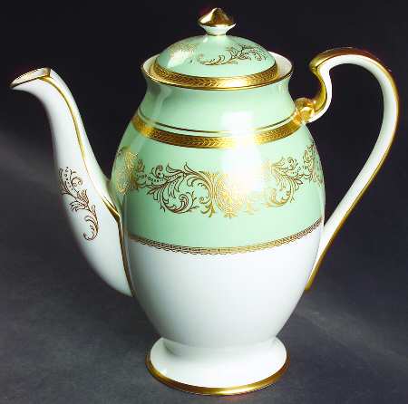 Imperial Nile Green Coffee Pot & Lid