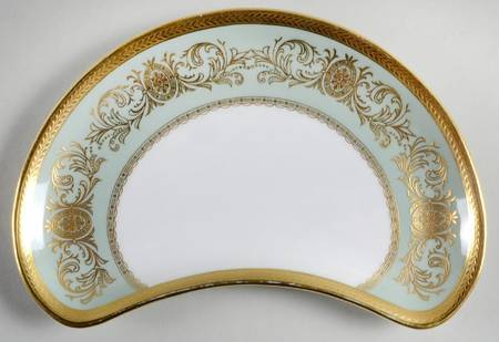 Imperial Nile Green Crescent Salad Plate