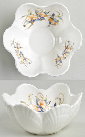 Just Orchids Shell Shaped Dish