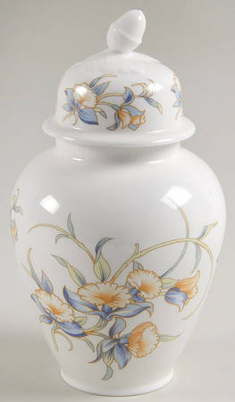 Just Orchids Medium Ginger Jar & Lid