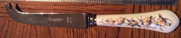 Just Orchids Cheese Knife with Stainless Blade