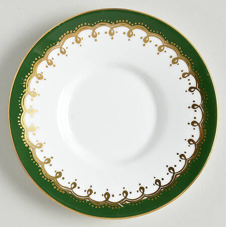 Laurette Green (Smooth) Saucer for Demitasse Cup