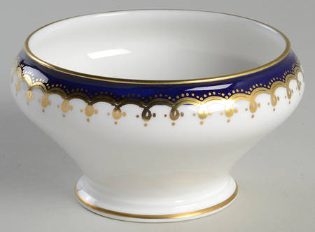 Laurette Cobalt Blue Open Sugar Bowl