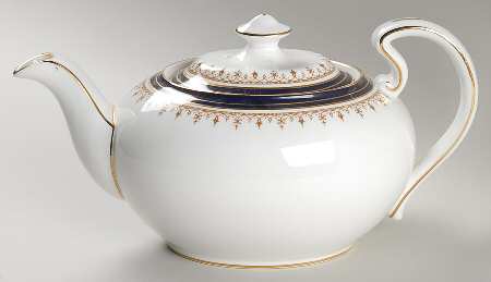 Leighton Cobalt (Smooth) Teapot & Lid