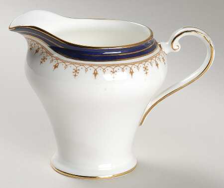 Leighton Cobalt (Smooth) Creamer by John  Aynsley & Sons