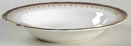 Leighton Cobalt (Scalloped) Rim Soup Bowl
