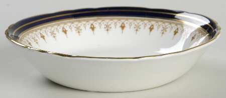 Leighton Cobalt (Scalloped) Fruit/Dessert (Sauce) Bowl