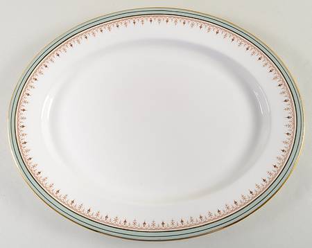 Lincoln Green 13" Oval Serving Platter