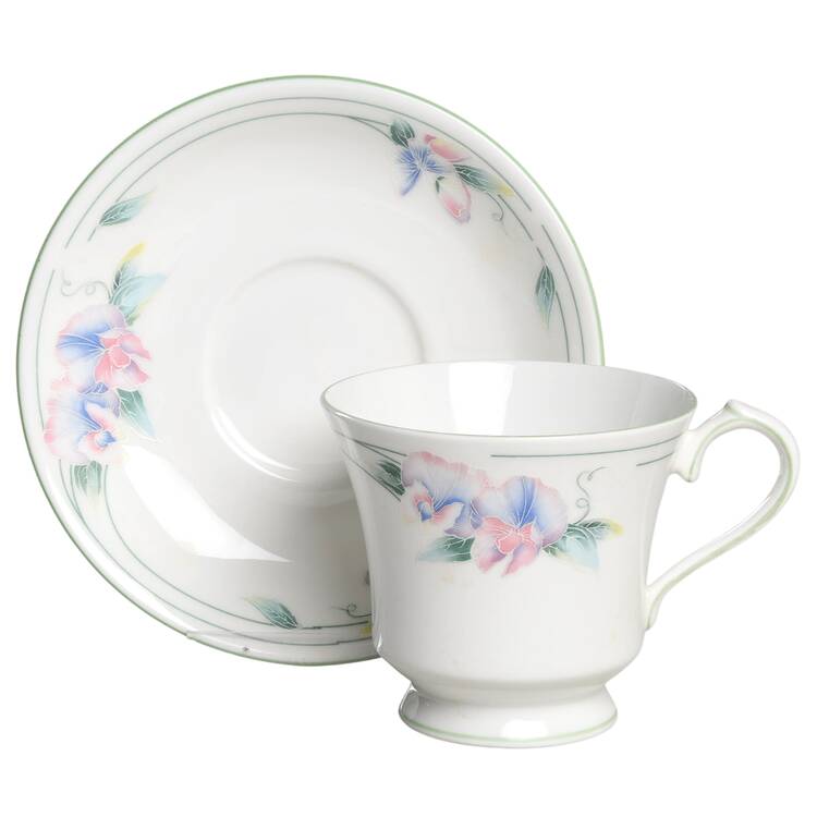 Little Sweetheart Footed Cup & Saucer Set