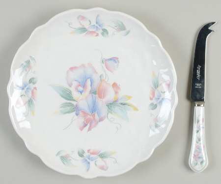Little Sweetheart 2 Piece Cheese Dish and Knife Set
