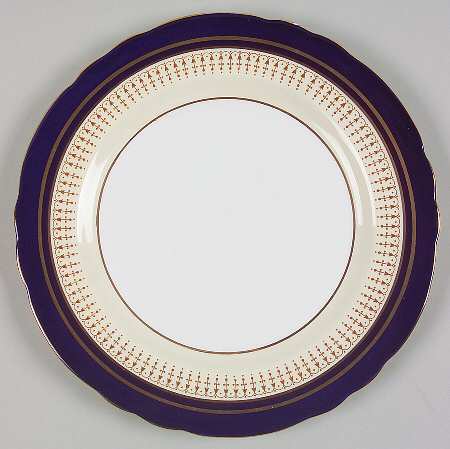Lynton Cobalt Blue Luncheon Plate