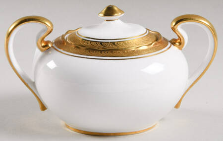 Majestic (Scalloped) Sugar Bowl & Lid