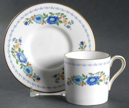 Marlina Flat Demitasse Cup & Saucer Set