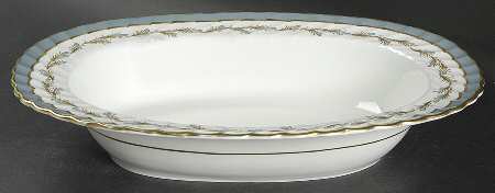 Marjorie 10" Oval Vegetable Bowl
