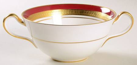 Marone Royale Flat Cream Soup Bowl