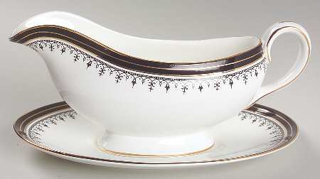 Midnight Gravy Boat & Underplate