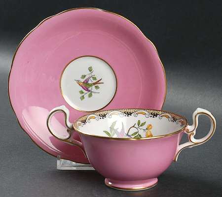 Mikado Footed Bouillon Cup & Saucer