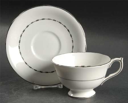 Minuet (Scalloped) Footed Cup & Saucer Set