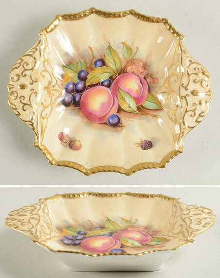 Orchard Gold 2 Handle Bon Bon by John  Aynsley & Sons