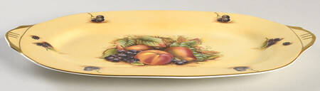 Orchard Gold Large Sandwich Tray by John  Aynsley & Sons