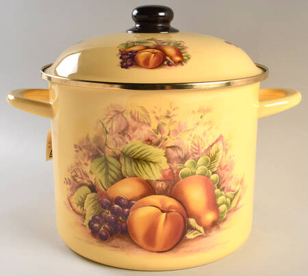 Orchard Gold 6.5 Qt Metal Stock Pot by John  Aynsley & Sons