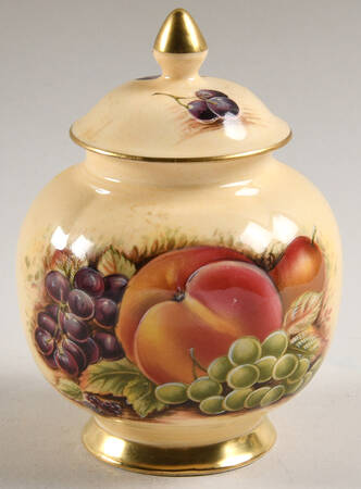Orchard Gold Small Spice Jar & Lid by John  Aynsley & Sons