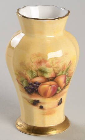 Orchard Gold 3" Edwardian Vase by John  Aynsley & Sons