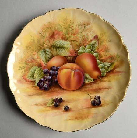 Orchard Gold Cookie Plate by John  Aynsley & Sons