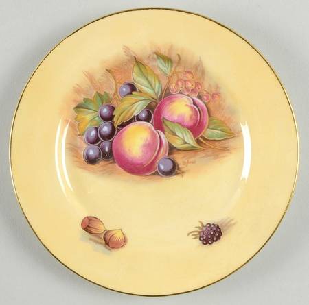 Orchard Gold Bread & Butter Plate by John  Aynsley & Sons