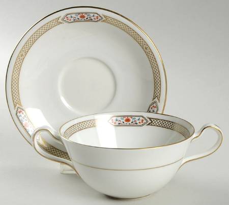 Orient Flat Cream Soup Bowl & Saucer Set