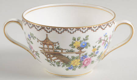 Pagoda Footed Bouillon Cup