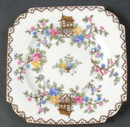 Pagoda Square Bread & Butter Plate