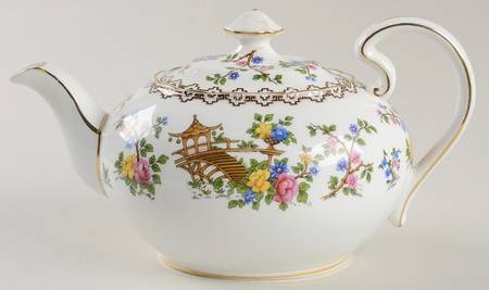 Pagoda Teapot & Lid