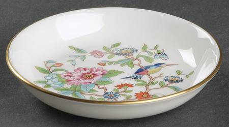 Pembroke (Gold Trim) Round Sweet Meat Dish by John  Aynsley & Sons
