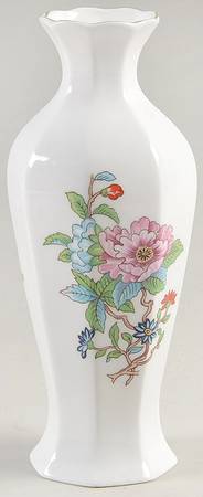Pembroke (Gold Trim) 7" Vase by John  Aynsley & Sons