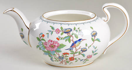 Pembroke (Gold Trim) Teapot No Lid by John  Aynsley & Sons