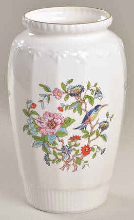 Pembroke (Gold Trim) 8" Georgian Vase by John  Aynsley & Sons