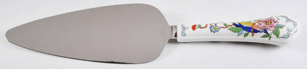 Pembroke (Gold Trim) Pie & Cake Server with Stainless Blade by John  Aynsley & Sons