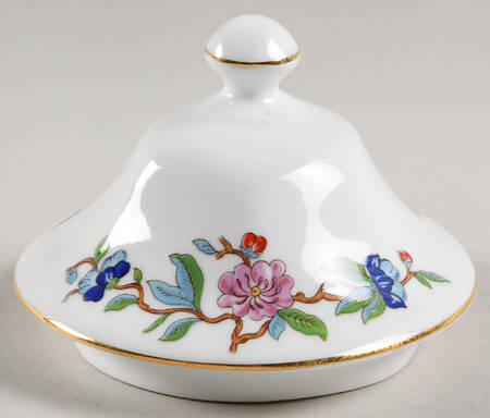 Pembroke (Gold Trim) Lid for Candy Jar by John  Aynsley & Sons