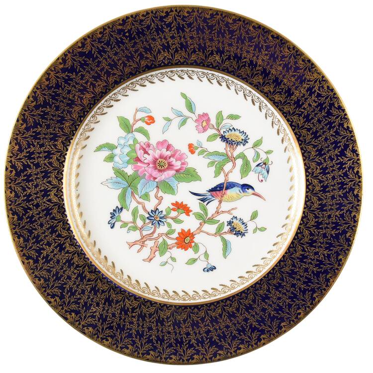 Pembroke (Gold Trim) Dinner Plate by John  Aynsley & Sons