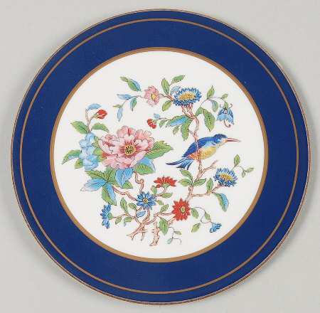 Pembroke (Gold Trim) Cork Back Round Coaster by John  Aynsley & Sons