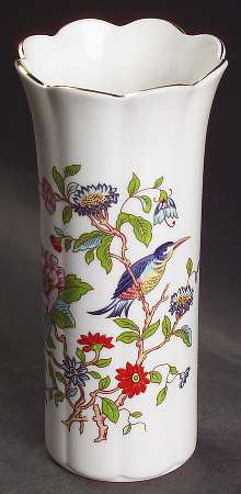 Pembroke (Gold Trim) 5" Mayfair Vase by John  Aynsley & Sons