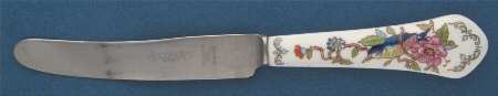 Pembroke (Gold Trim) Individual Tea Knife by John  Aynsley & Sons