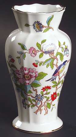 Pembroke (Gold Trim) 6" Edwardian Vase by John  Aynsley & Sons