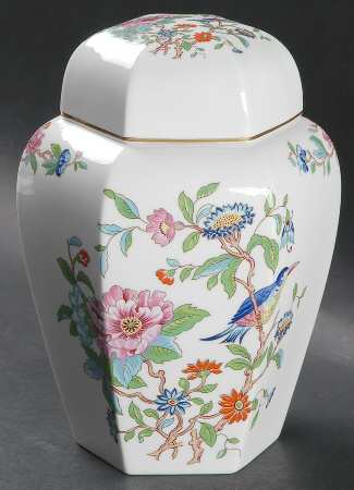 Pembroke (Gold Trim) Large Ginger Jar & Lid by John  Aynsley & Sons