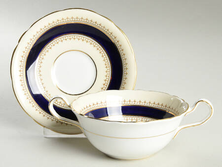 Pentland Flat Cream Soup Bowl & Saucer Set